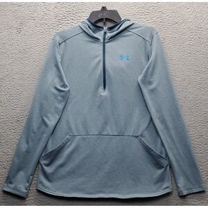 Under Armour Hoodie Youth XL Multi Fleece Lined Long Sleeve 1/4 Zip Pullover EUC
